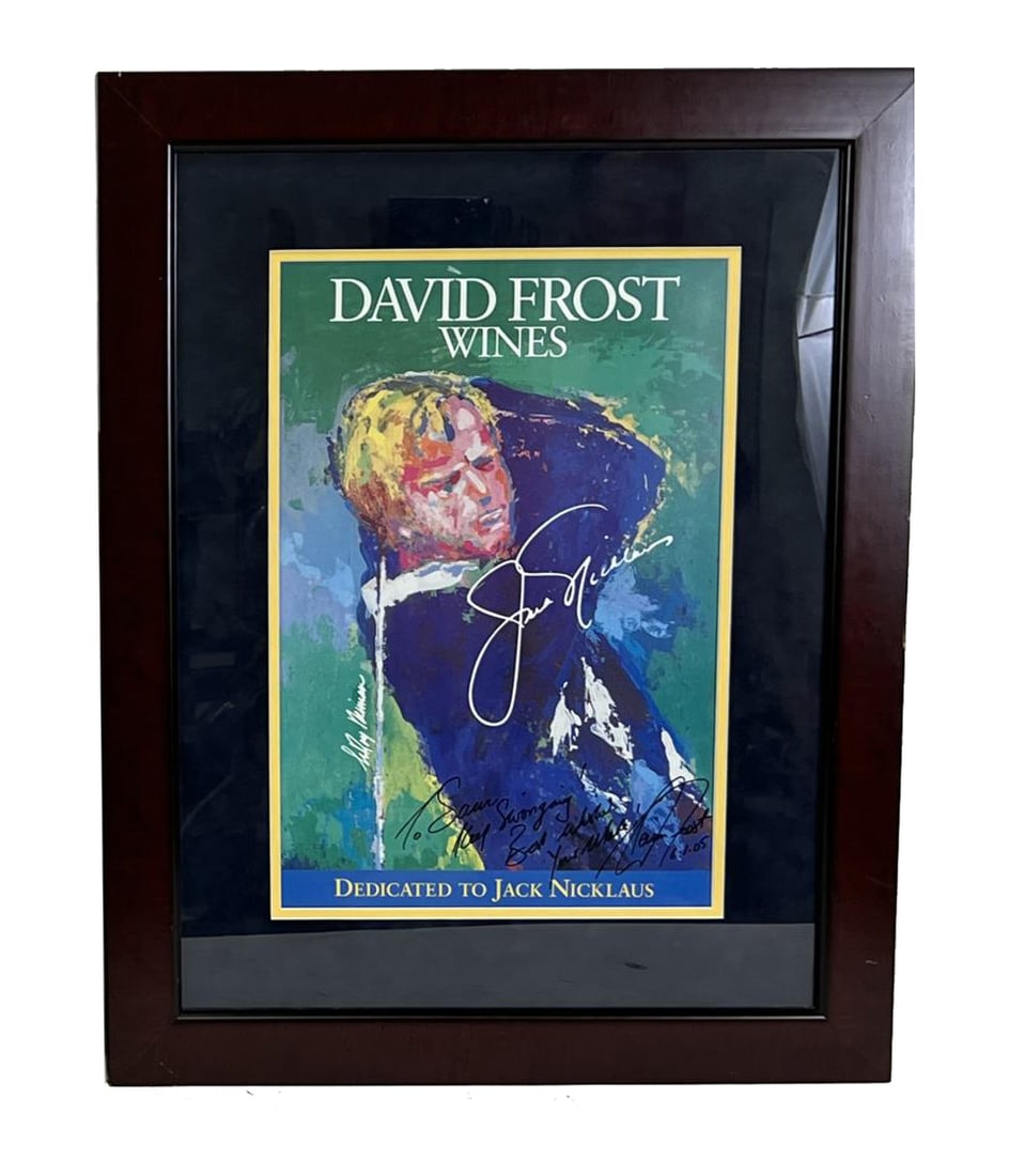 AUTOGRAPHED DAVID FROST WINES PRINT (1 of 2)