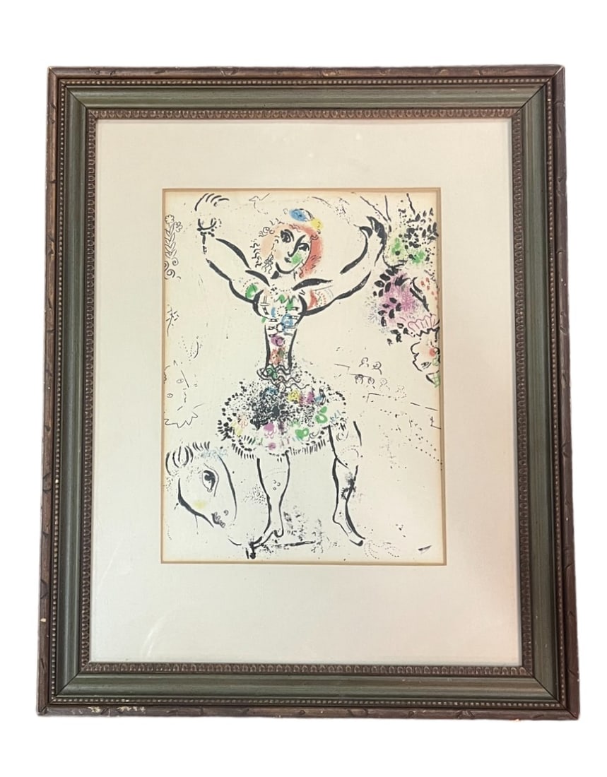 ORIGINAL MARC CHAGALL LITHOGRAPH "THE JUGGLER" (1 of 4)