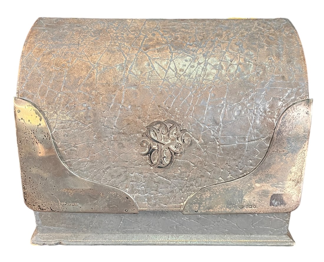 DESK TOP LETTER FILE W/ STERLING SILVER (1 of 4)