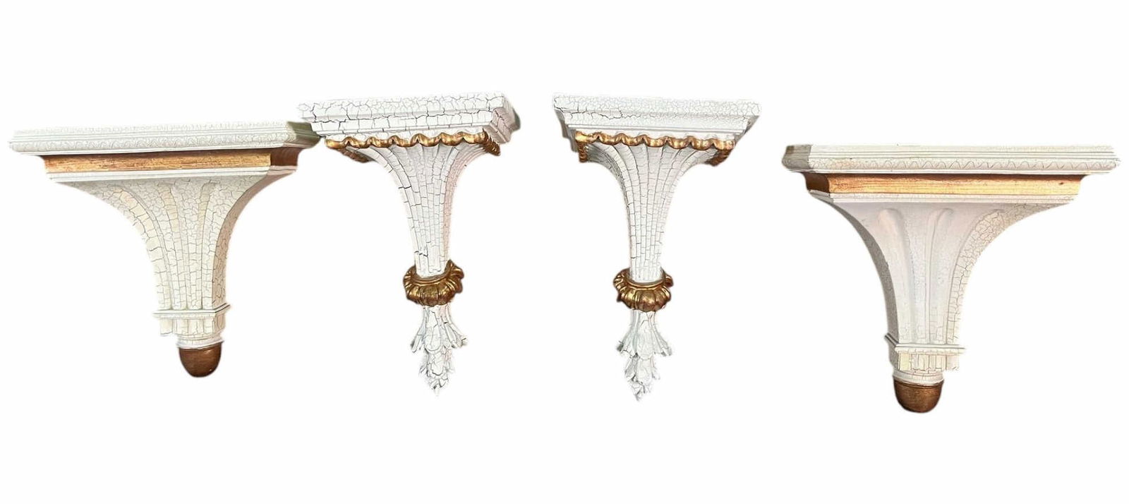 SET OF FOUR WALL MOUNT SHELVES (1 of 4)