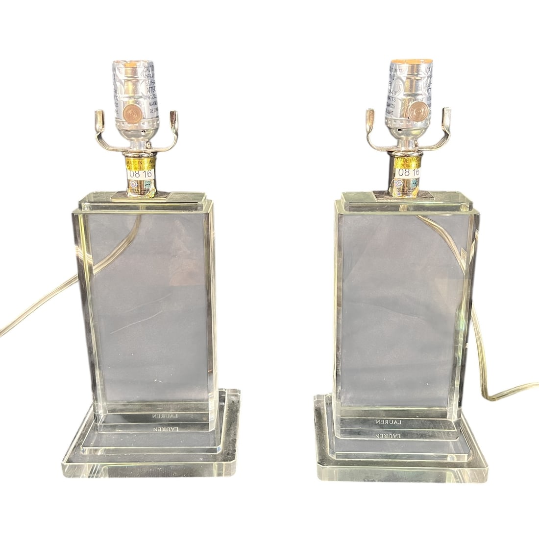 PAIR OF RALPH LAUREN TABLE LAMPS (1 of 3)