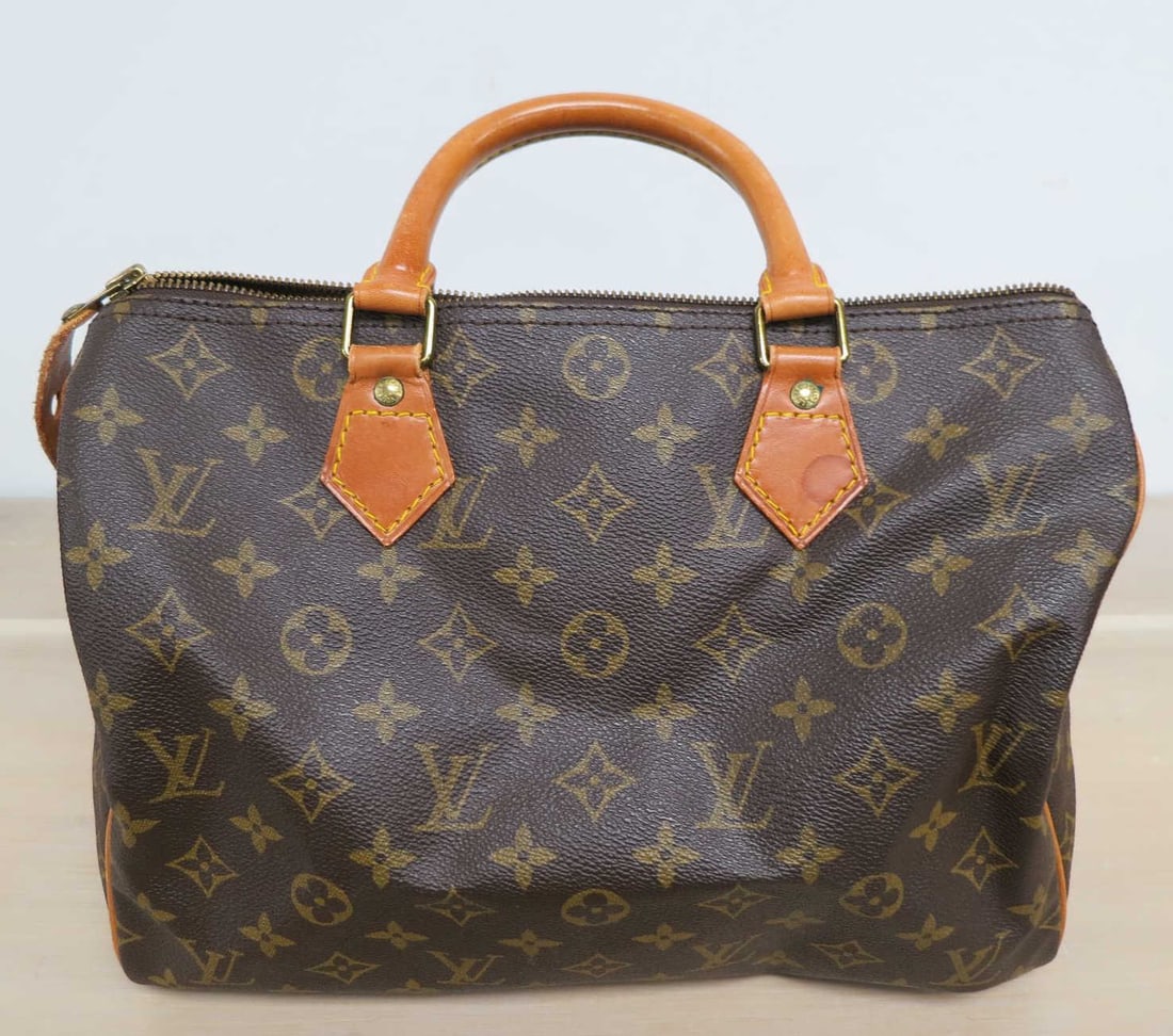 LouisVuitton Speedy Hand Bag Brown Monogram Canvas (1 of 3)