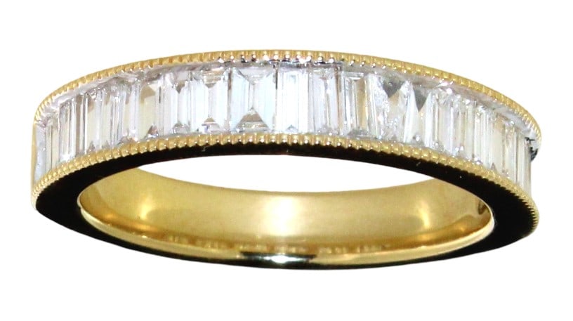 Elegant Natural Sapphire Bypass Designer Ring (1 of 1)