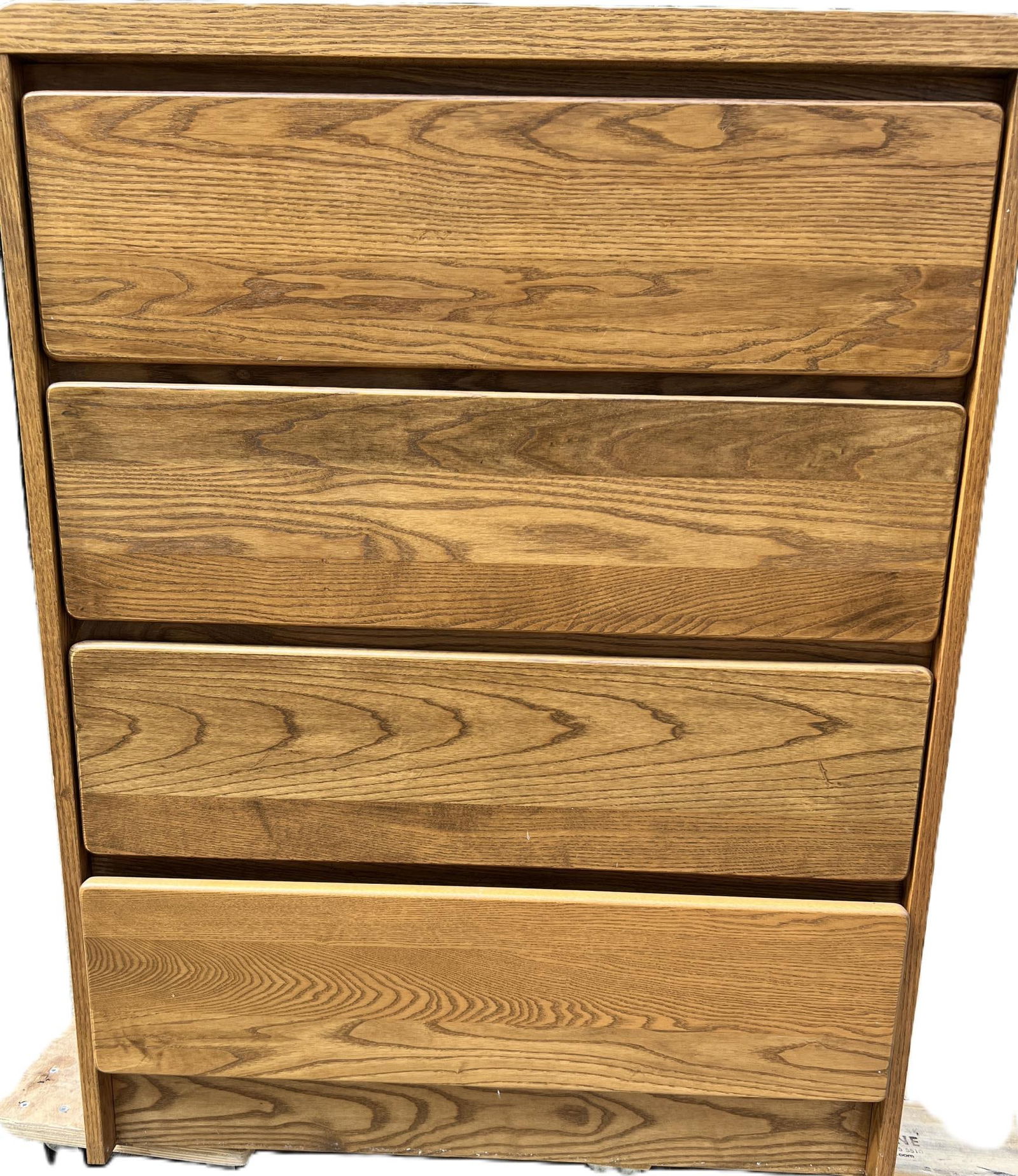 M.C.M. OAK FOUR DRAWER CHEST. (1 of 5)