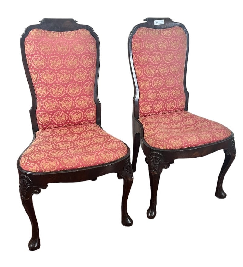 PAIR OF 19th CENTURY QUEEN ANNE SIDE CHAIRS (1 of 5)
