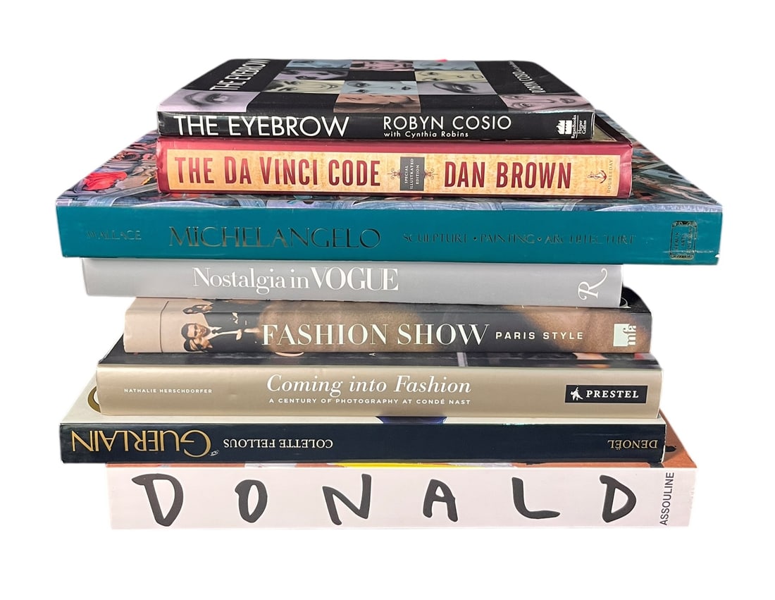 EIGHT MISC COFFEE TABLE BOOKS (1 of 1)