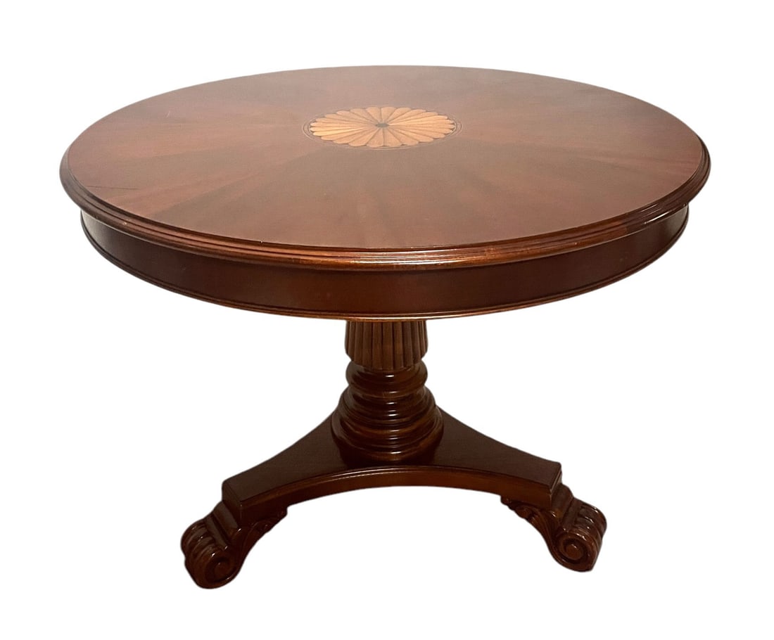 MAHOGANY INLAID CENTER TABLE (1 of 5)