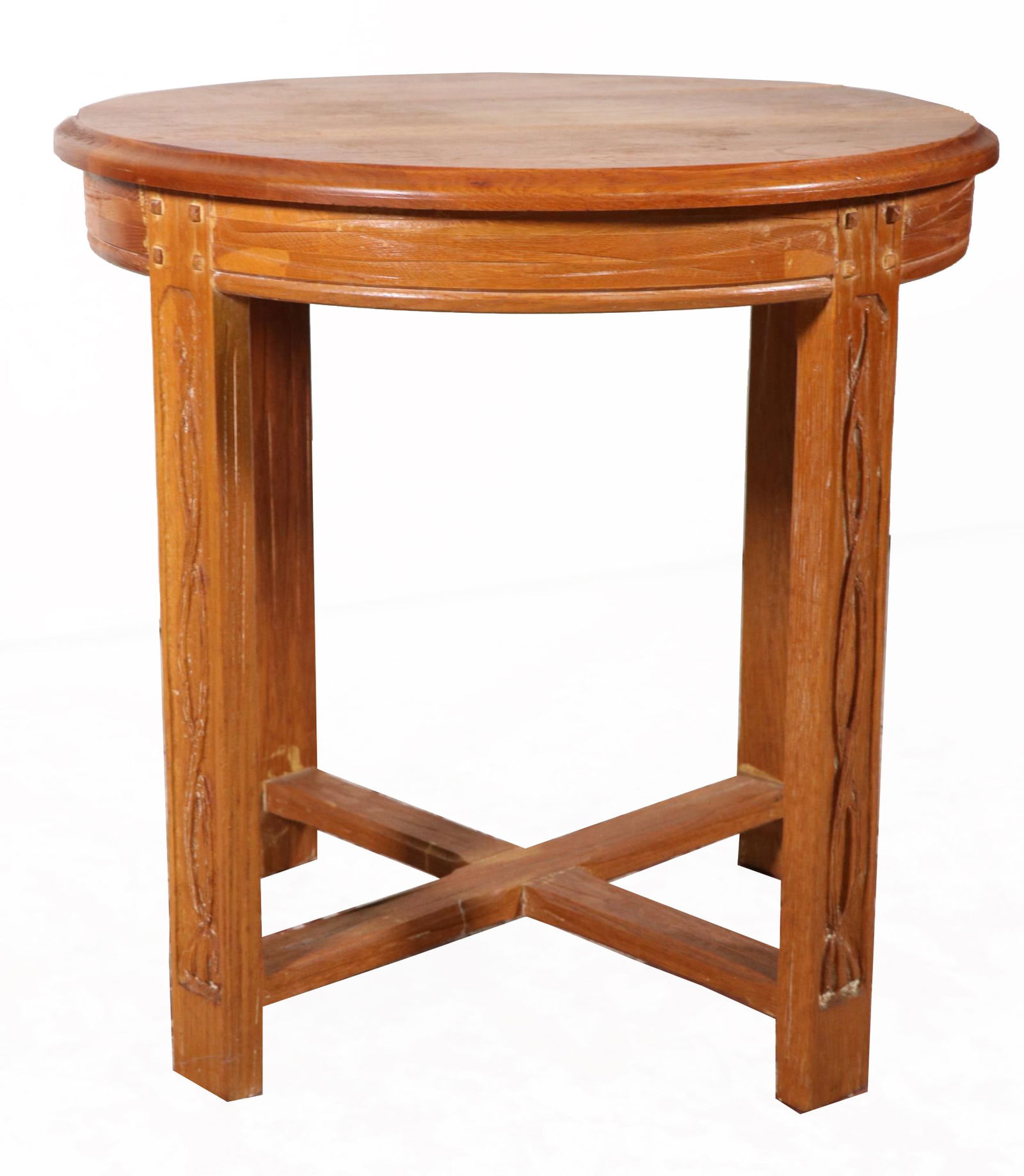 RANCH OAK LAMP TABLE BY A. BRANDT CO. (1 of 5)