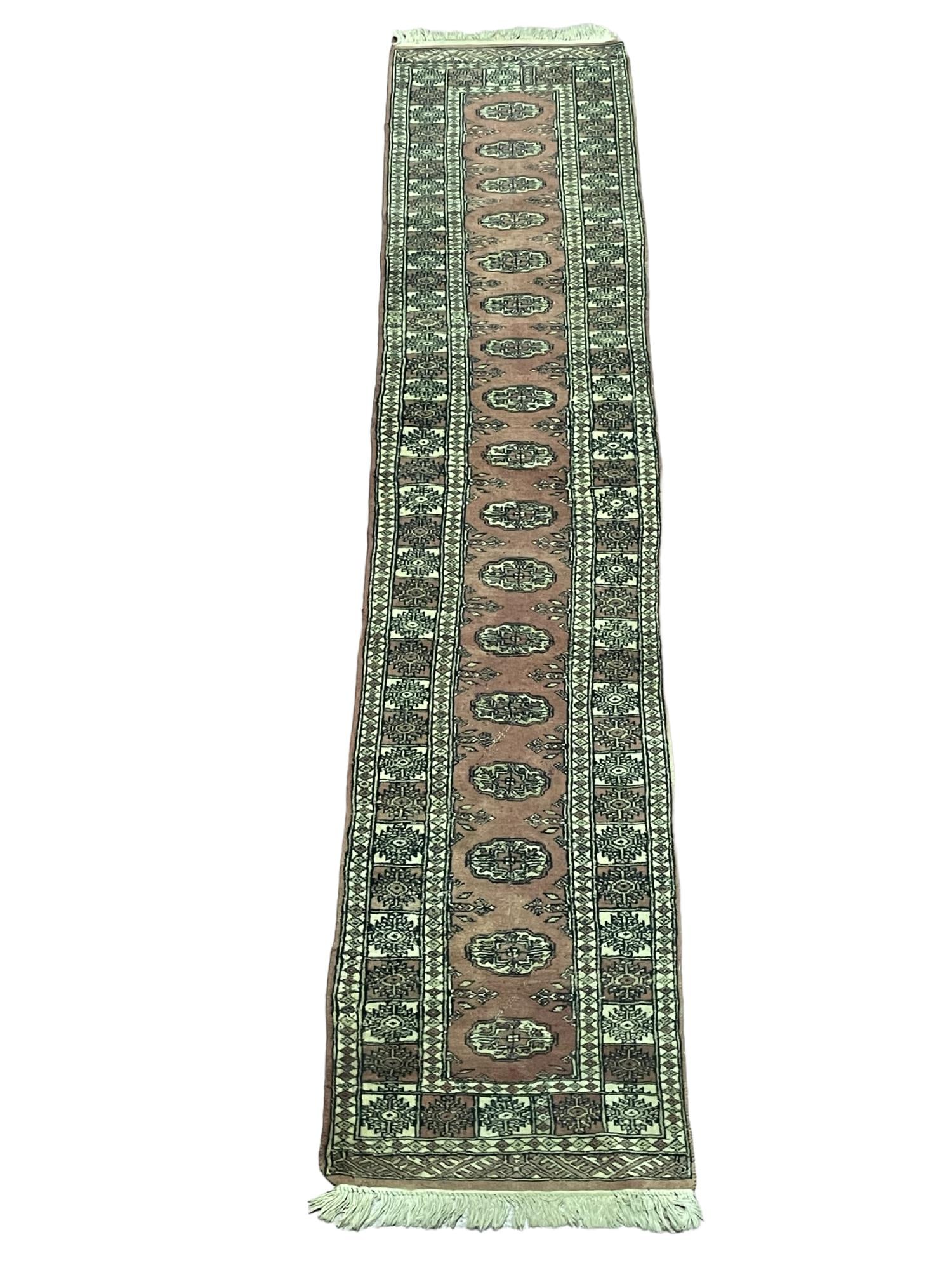 BOCARA BROWN RUNNER: BOCARA BROWN RUNNER. Height: 9 ft 8 in. by Width: 2. ft. 0 in.