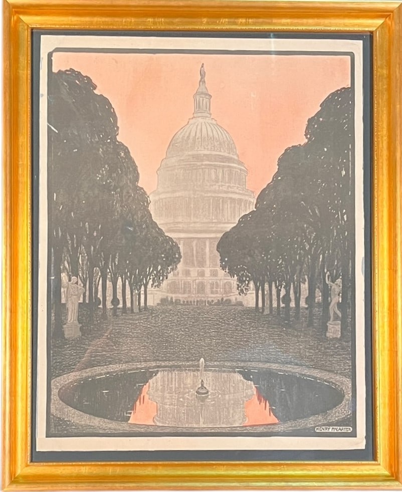 "GRAND VIEW" PRINT BY HENRY MCCARTER: "GRAND VIEW" PRINT BY HENRY MCCARTER Height: 33 in. by Width: 27 in.