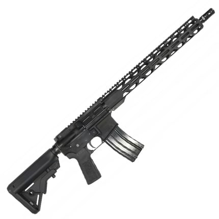 RADICAL 556NATO 16" 30RD BLK: RADICAL 556NATO 16" 30RD BLK, RADICAL 556NATO 16" 30RD BLACK 15" RPR FREE FLOAT MLOK RAIL, B5 GRIP, B5 BRAVO STOCK THREADED 1:7 BARREL SERIAL#24-068137. (L353)