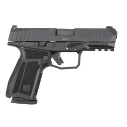 AREX DELTA M OPTICS READY 9MM BLK PISTOL (NEW): NEW AREX DELTA M OPTICS READY 9MM BLK PISTOL - 4in BARREL, BLACK FRAME, BLACK NITRIDE SLIDE, 15+1 CAPACITY, RED DOT PLATE KIT INCLUDED; CALIBER: 9MM; SERIAL NUMBER: G34122; NEW FIREARM - INCLUDES CASE