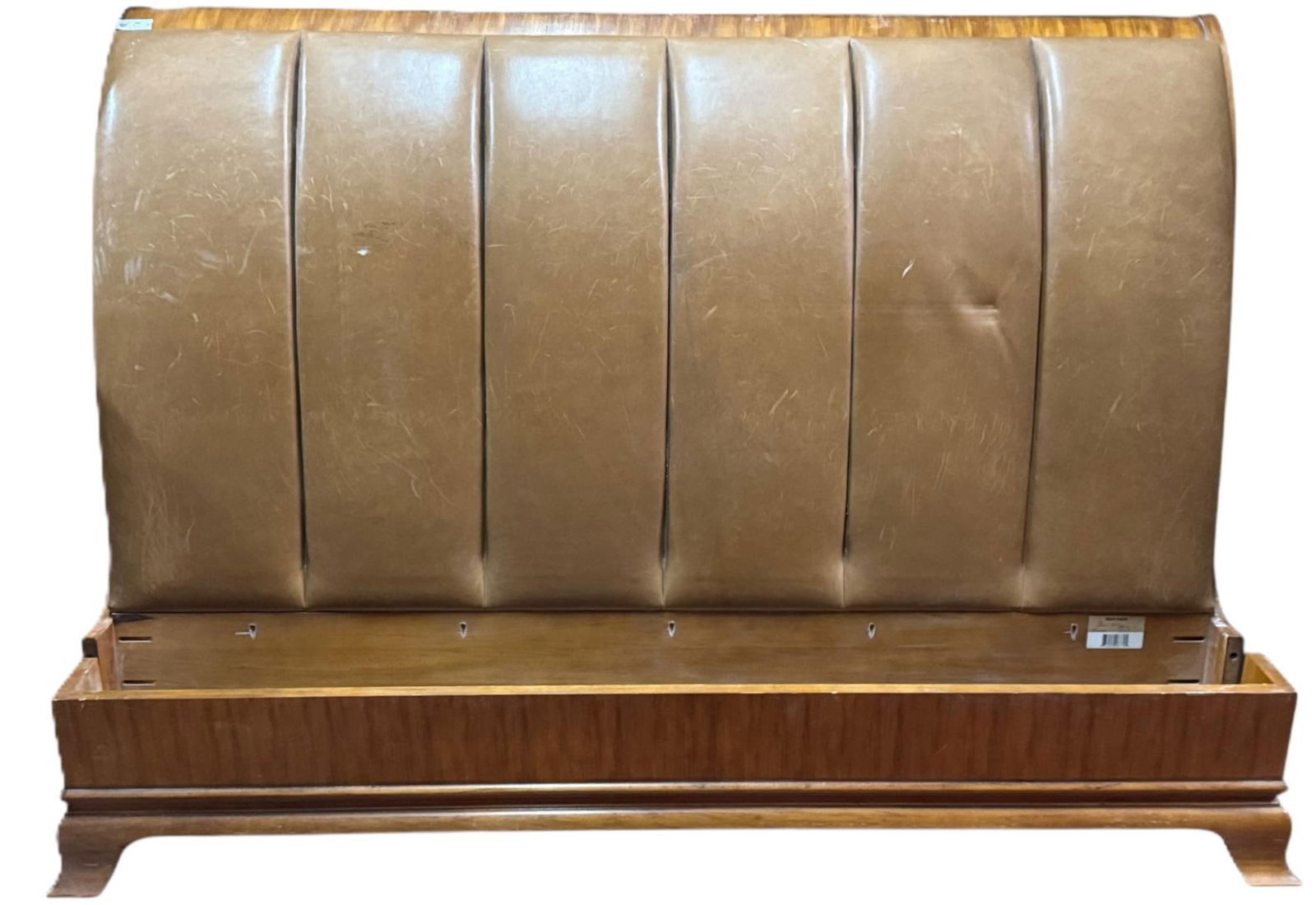 KING SIZE LEATHER HEADBOARD (1 of 5)