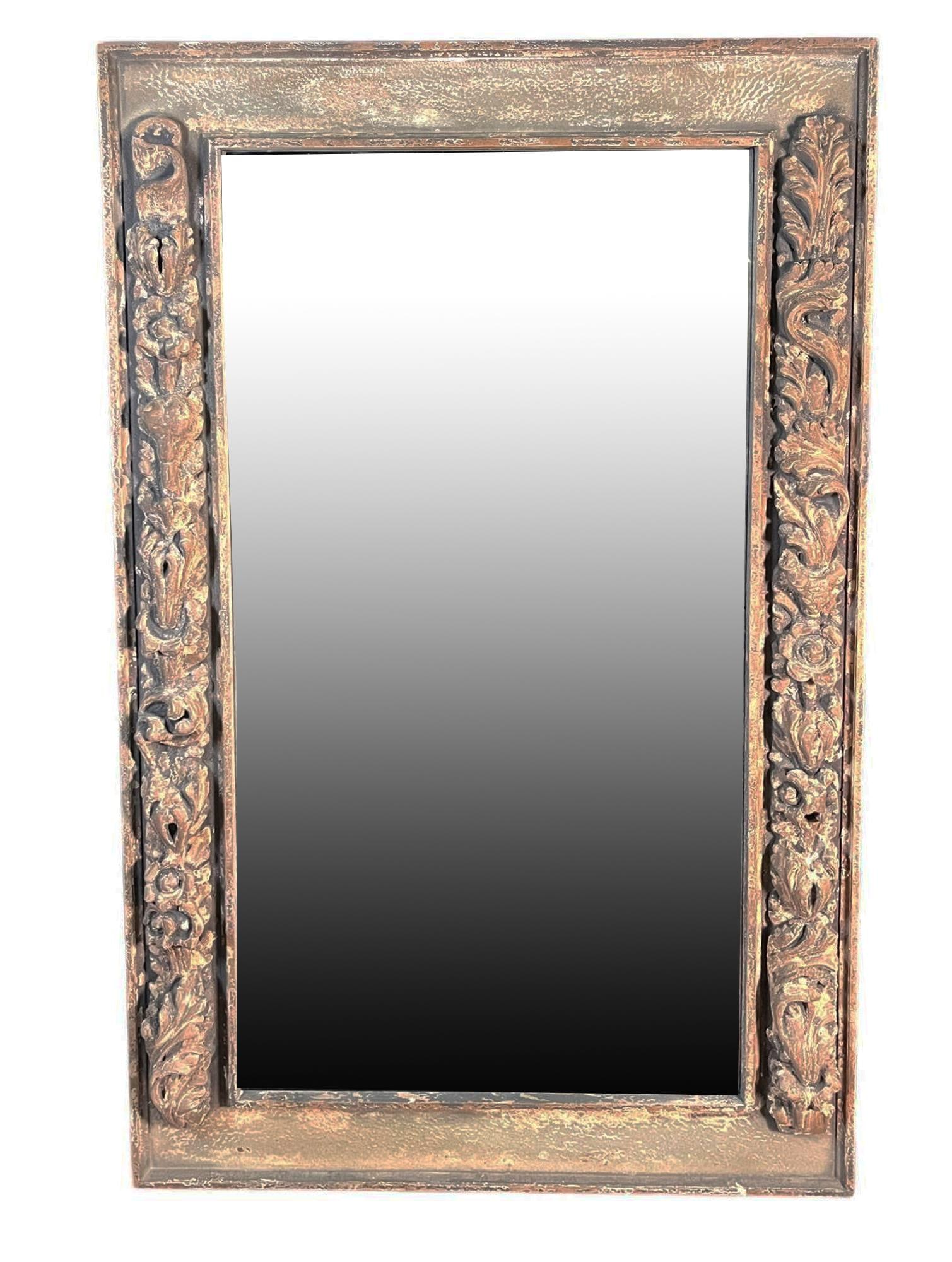 RUSTIC WASHED FRAMED FULL LENGTH MIRROR (1 of 3)
