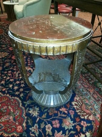 TWO ART DECO TABLES: TWO ART DECO TABLES.