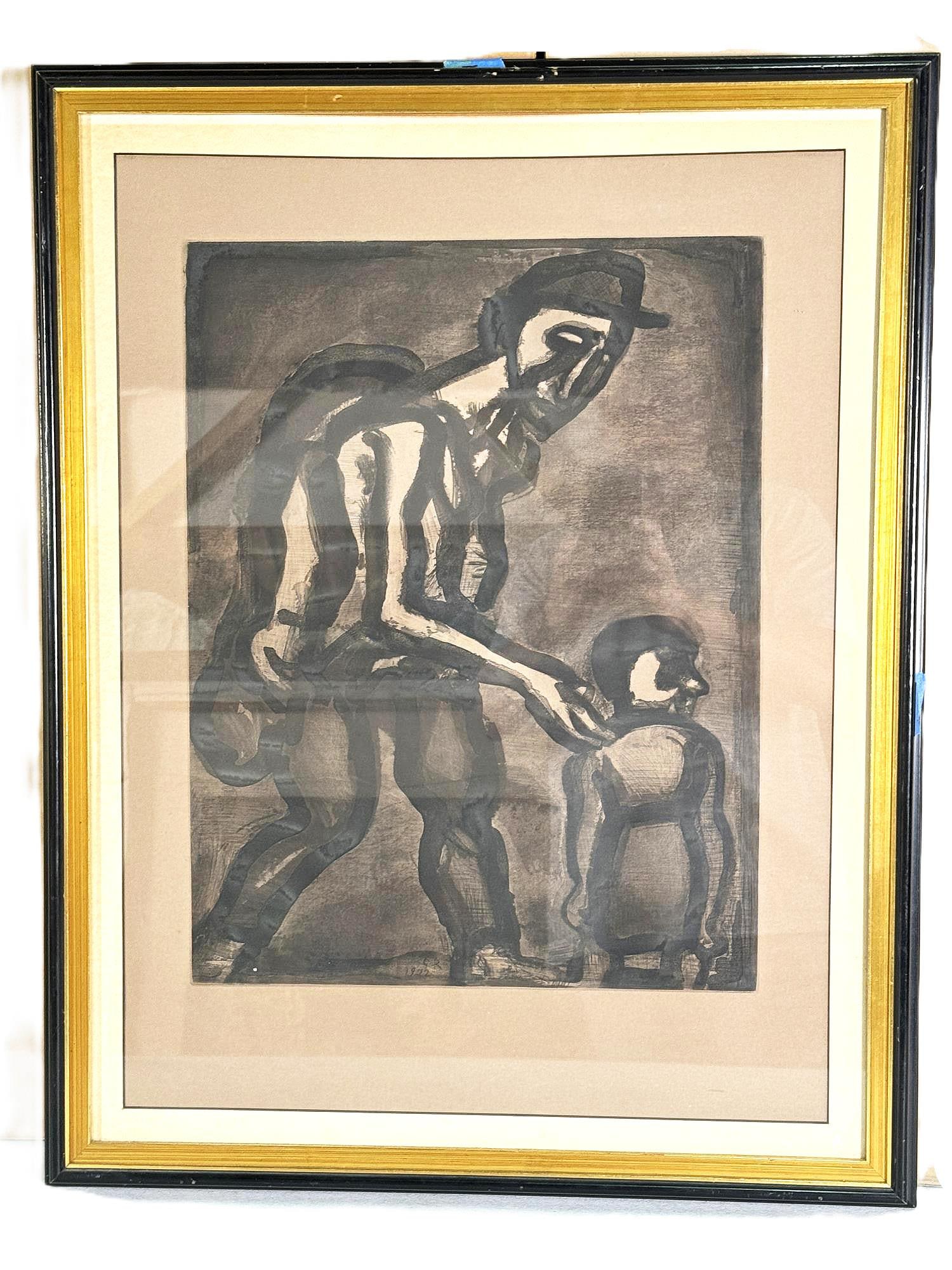 GEORGES ROUAULT  " TAKE REFUGE IN YOUR HEART,POOR (1 of 4)