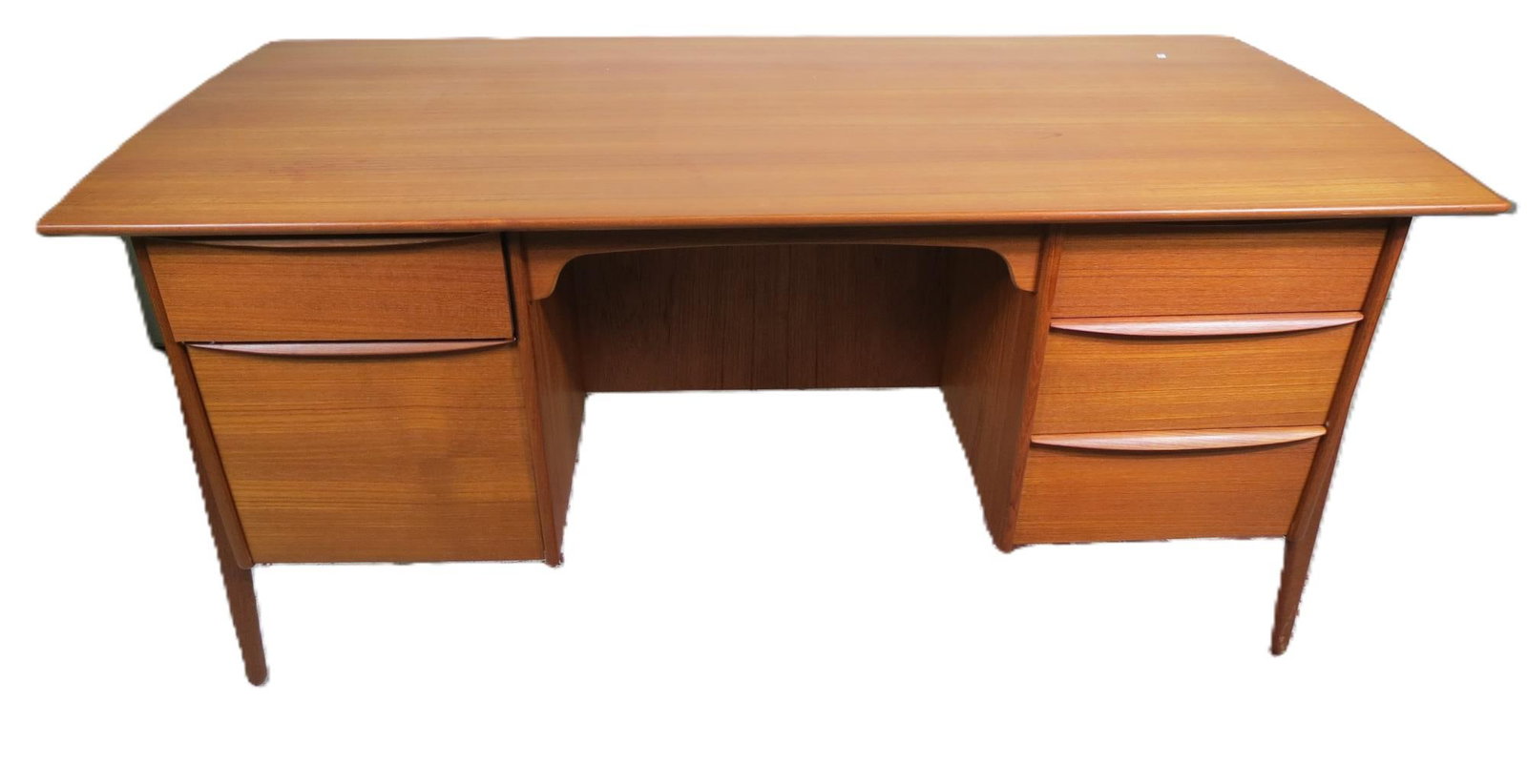 DANISH TEAK DESK BY SVEND AGE MADSEN, CIRCA 1960 (1 of 5)