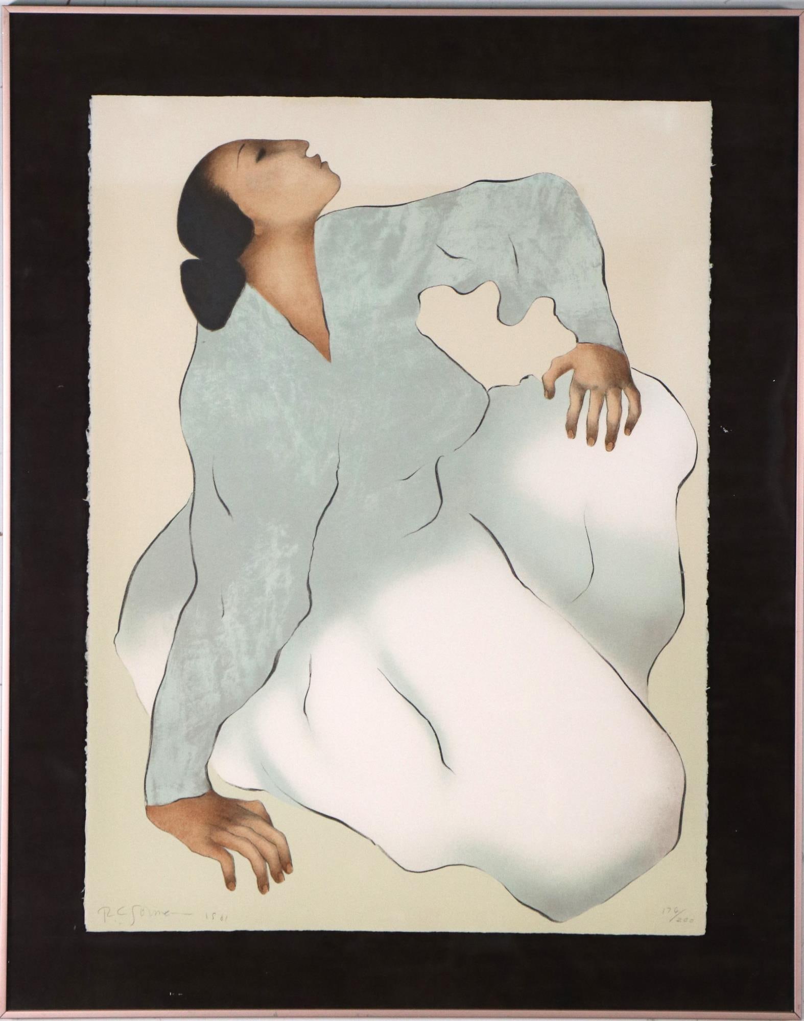 R. C. GORMAN AMELIA LIMITED EDITION #176/200 PRINT: R. C. GORMAN AMELIA LIMITED EDITION #176/200 PRINT. Height: 36 in. by Width: 28 1/2 in