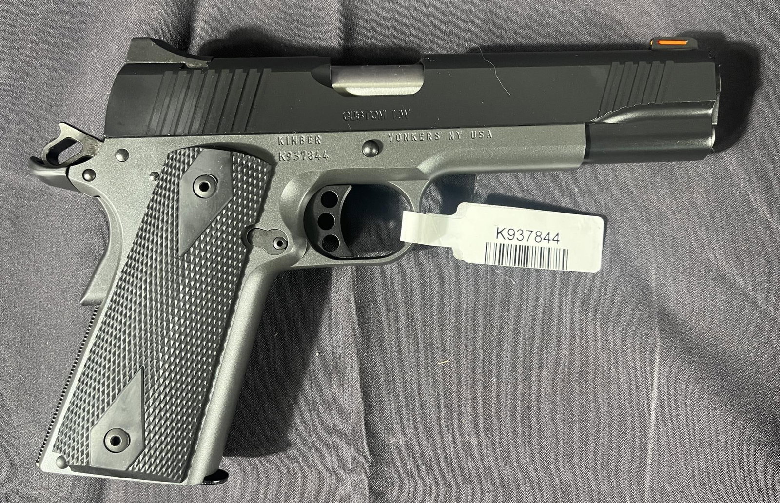 KIMBER CUSTOM LW SHADOW GHOST 45 ACP: KIMBER CUSTOM LW SHADOW GHOST 45 ACP SERIAL NUMBER K937844. (L305)