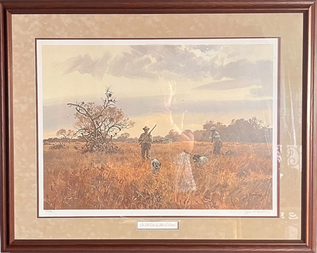 IN THE OPEN BY JOHN P COWAN: IN THE OPEN BY JOHN P COWAN Height: 29.5 in. by Width: 37 in.