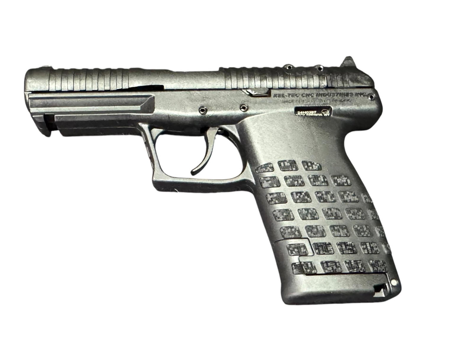 KELTEC PR57 PISTOL: KELTEC PR57 PISTOL BLACK 4.64" BARREL NEW IN BOX. SERIAL #24H0397. (L570)