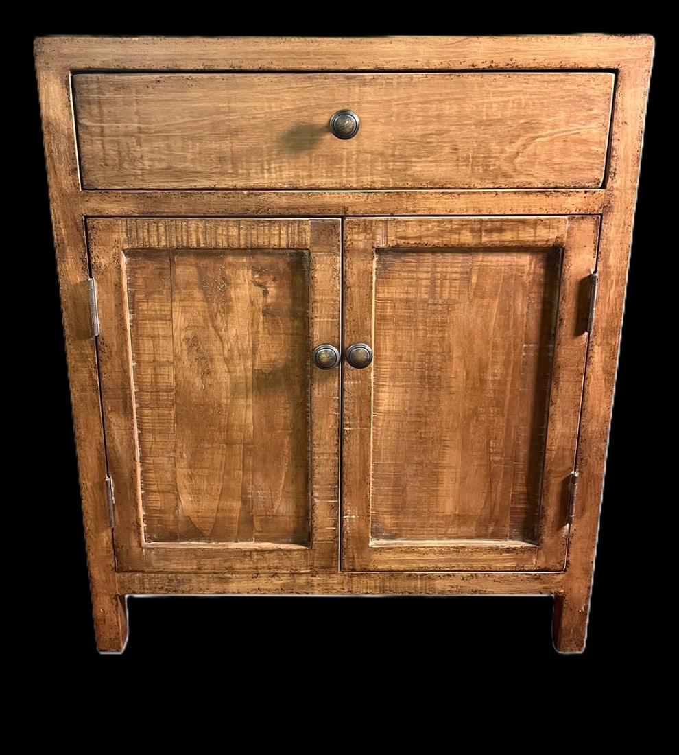 RECLAIMED PINE STORAGE CABINET (1 of 3)