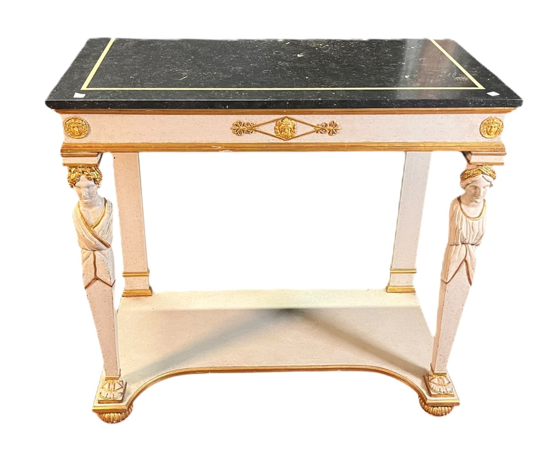 EARLY 19TH CENTURY ITALIAN EMPIRE CONSOLE TABLE (1 of 5)
