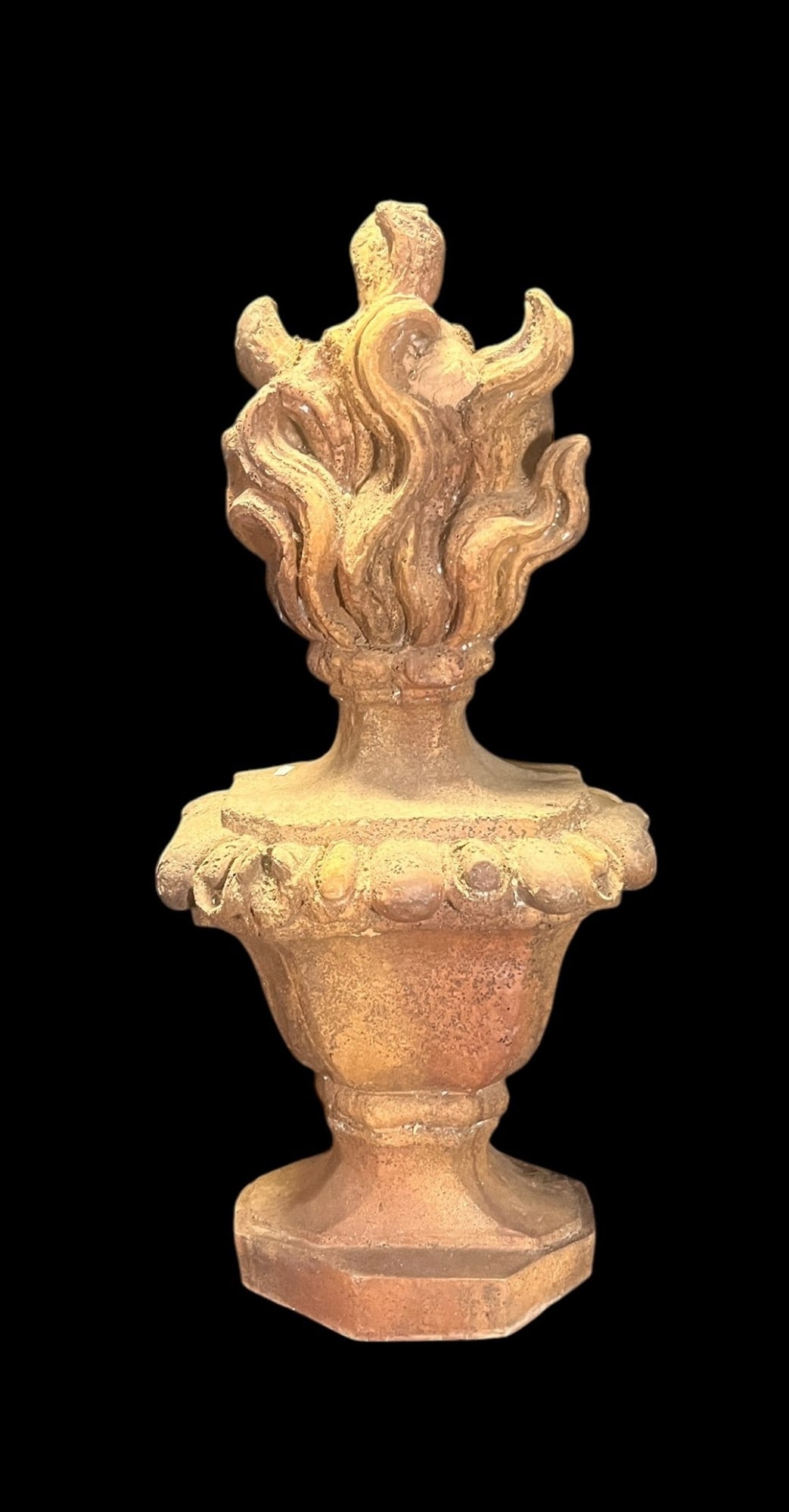 DECORATIVE CAST RESIN FINIAL: DECORATIVE CAST RESIN FINIAL. Height: 33 in. by Width: 15.5 in. by Depth: 11 in.
