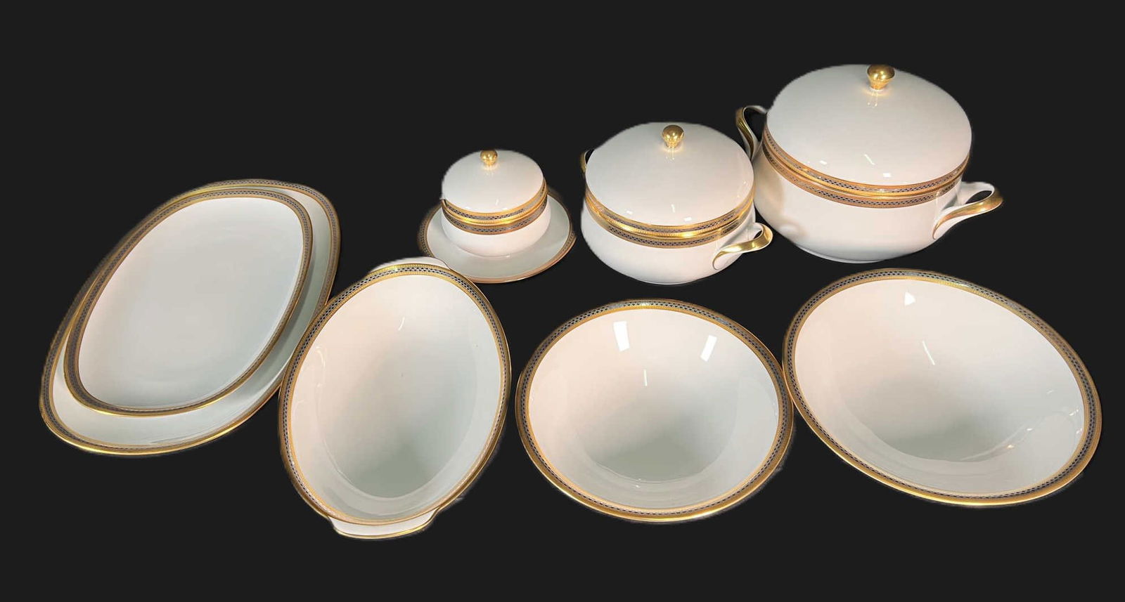 Olivia Hutschenreuther fine china with Platinum an (1 of 1)