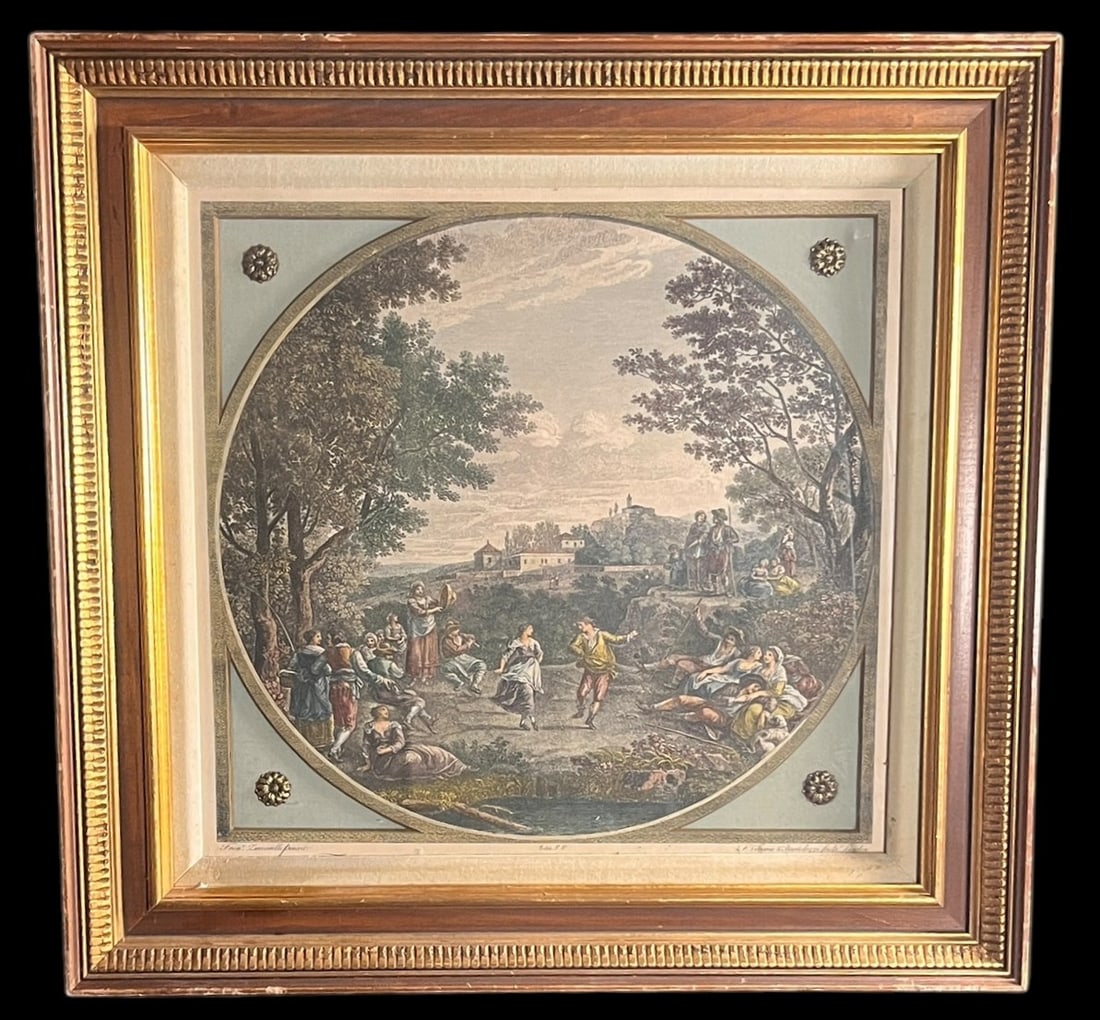 FRANCESCO BARTOLOZZI ENGRAVING Height: 25 in. by Width: 26 in.: FRANCESCO BARTOLOZZI ENGRAVING Height: 25 in. by Width: 26 in.