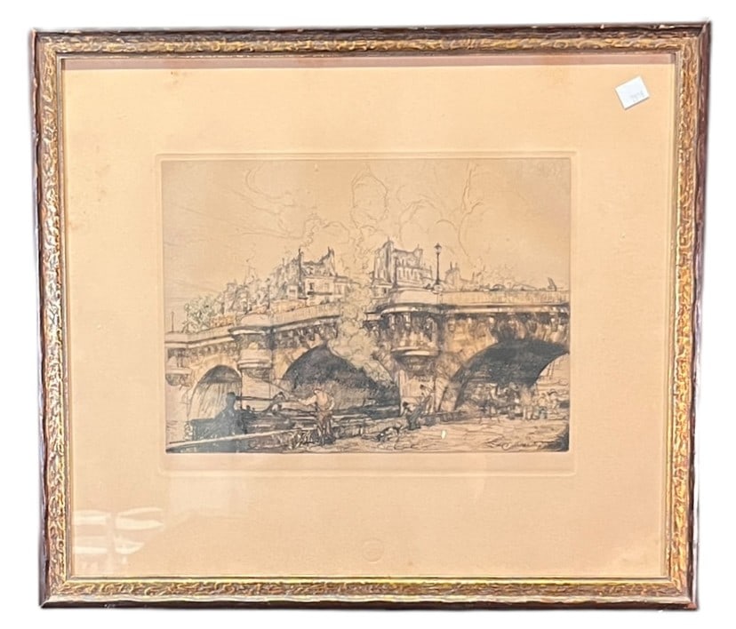 ANTIQUE ENGRAVING Height: 17.6 in. by Width: 20.2 in.: ANTIQUE ENGRAVING Height: 17.6 in. by Width: 20.2 in.