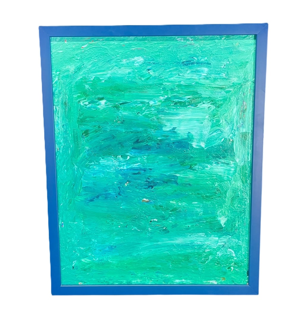BLUE OCEAN BY DAVID CHAVIS 2018 Height: 19 in. by  Width: 15 in. (1 of 2)