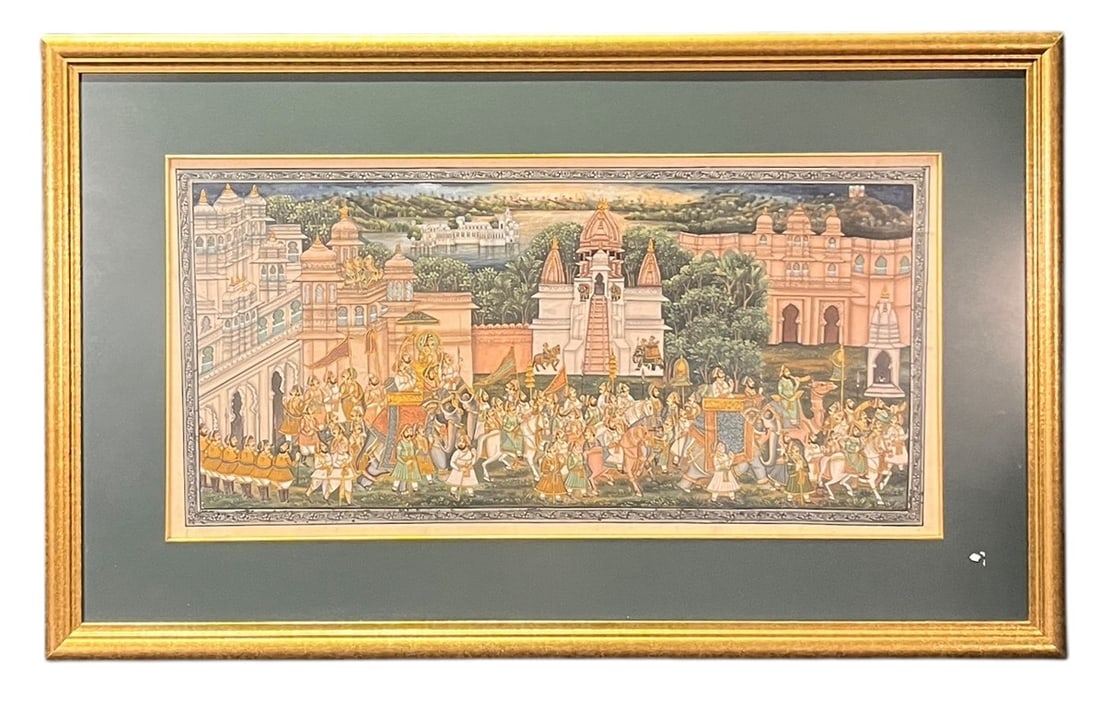 INDIAN MOGUL TEMPLE PRINT Height: 23.5 in. by  Width: 28.5 in. (1 of 3)