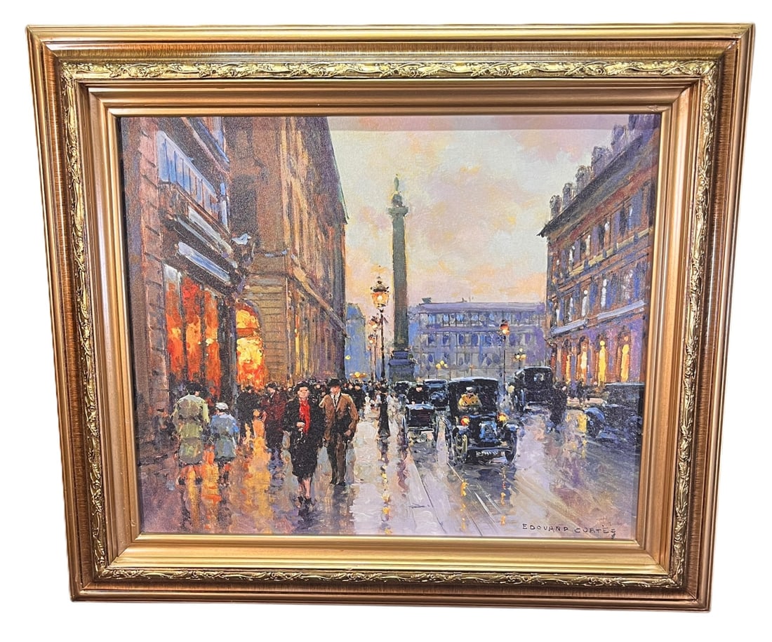 EDWARD CORTEZ PRINT ON CANVAS Height: 27 in. by  Width: 31 in. (1 of 3)