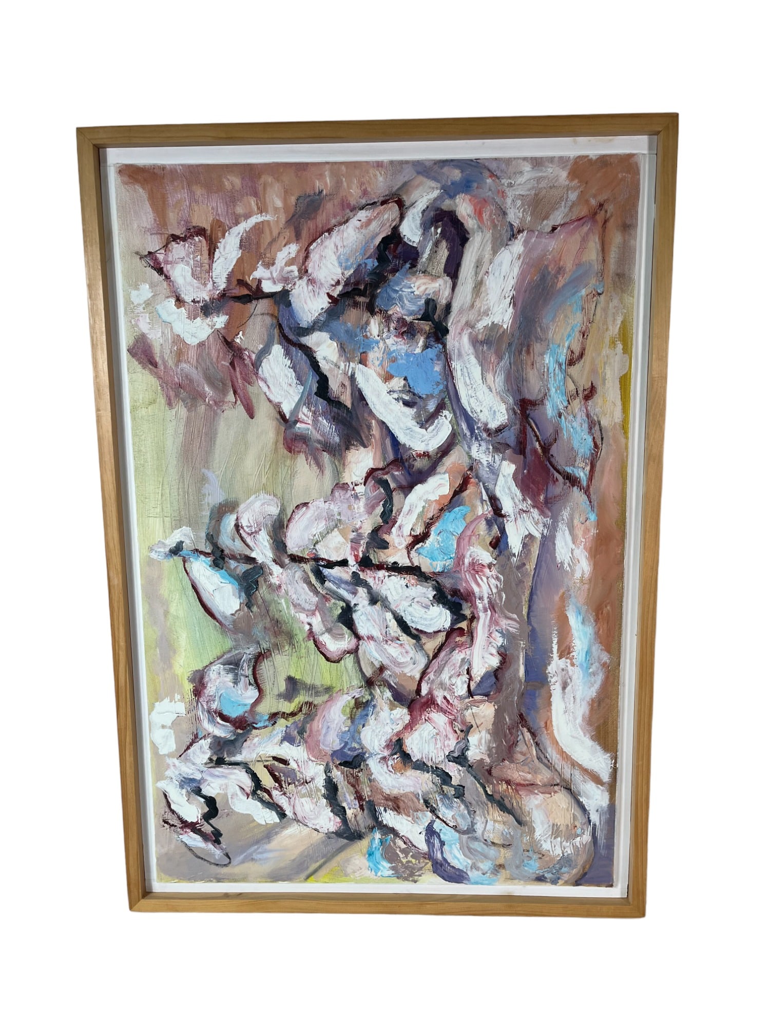 BOB WEIR ACRYLIC ABSTRACT ON CANVAS Height: 39 in.  by Width: 27 in. by Depth: 2 (1 of 4)