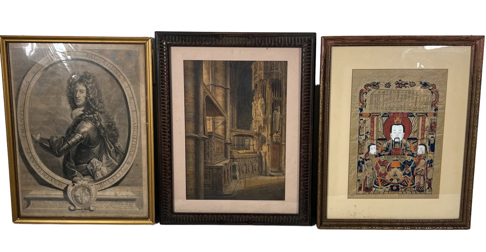 MIXED LOT OF 3 PCS OF ARTWORK: MIXED LOT OF 3 PCS OF ARTWORK. Height: 21 in. by Width: 16 in.
