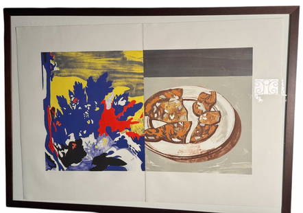 DAVID SALLE SCREEN PRINT, EDITION 17/50: DAVID SALLE SCREEN PRINT, EDITION 17/50. Height: 34 in. by Width: 48 in.