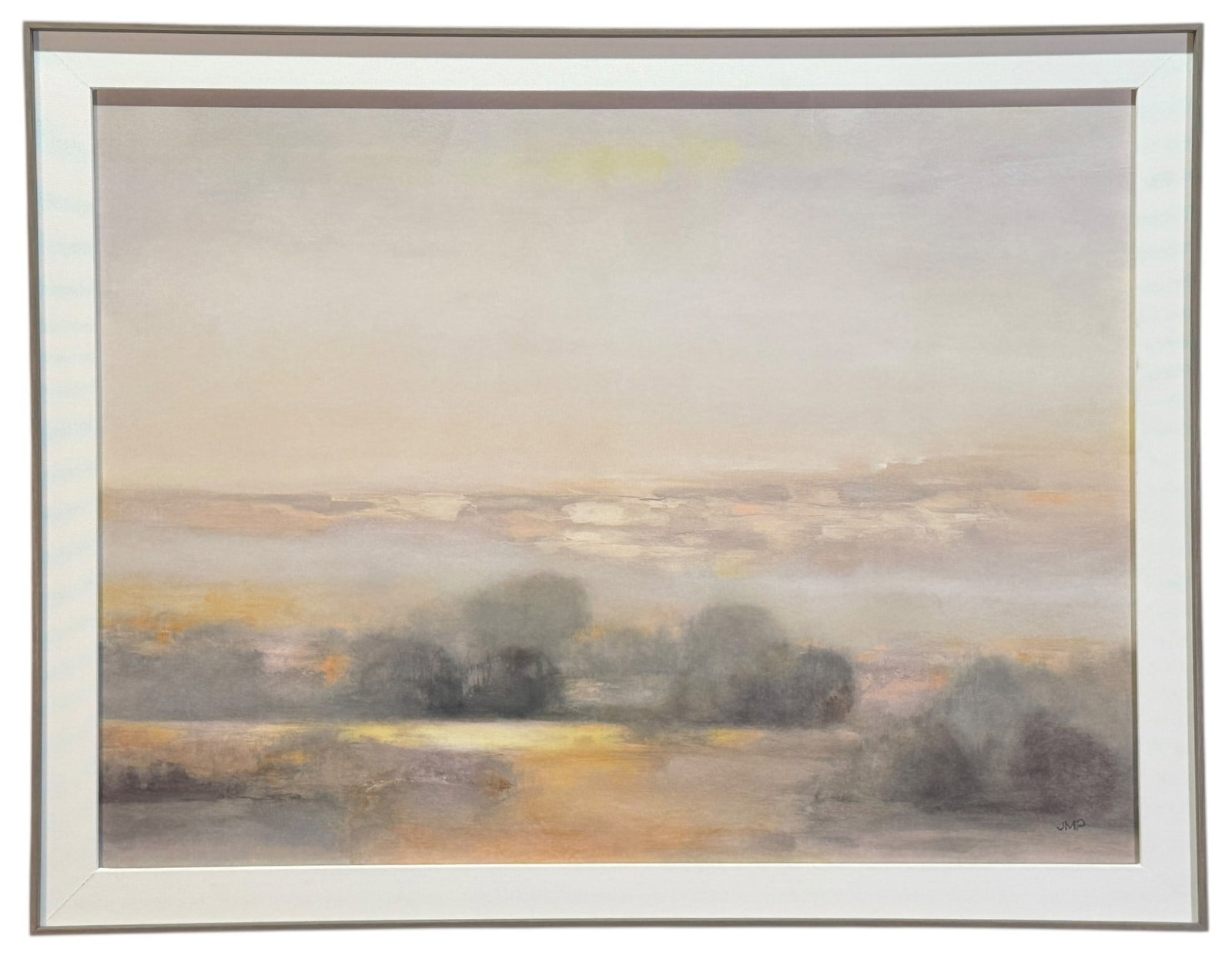 IMPRESSIONIST LANDSCAPE: IMPRESSIONIST LANDSCAPE. Height: 27 in. by Width: 35