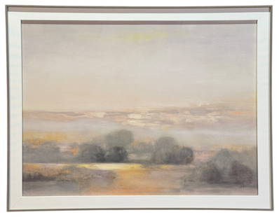 IMPRESSIONIST LANDSCAPE: IMPRESSIONIST LANDSCAPE. Height: 27 in. by Width: 35
