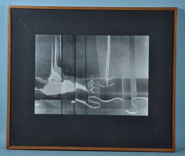 CLARENCE JOHN LAUGHLIN "LANGUAGE OF LIGHT" GELATIN: CLARENCE JOHN LAUGHLIN "THE LANGUAGE OF LIGHT,1962" GELATIN SILVER PHOTOGRAPH. Height: 10.5 in. by Width: 12 in. by Depth: 1 in.