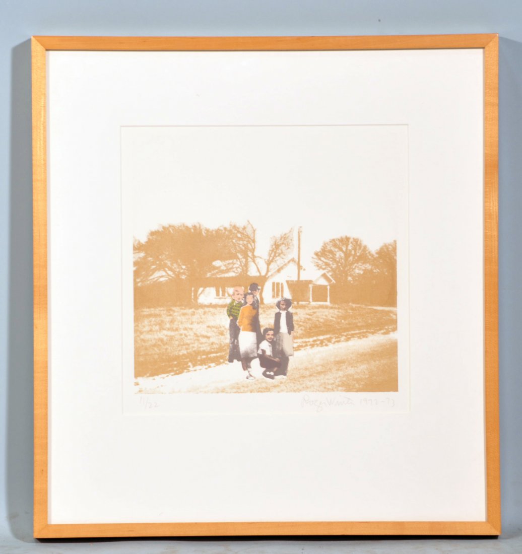 ROGER WINTER "OUTSKIRTS #5: FREEWAY 1972-1973": ROGER WINTER "OUTSKIRTS #5: FREEWAY 1972-1973" SILKSCREEN, EDITION NUMBER 11/22. Height: 10 in. by Width: 9