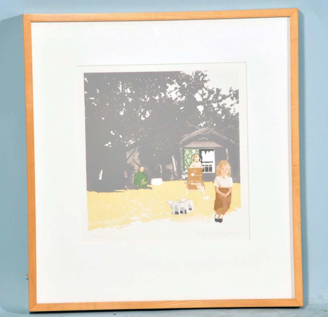 ROGER WINTER "OUTSKIRTS #3: LOST HIGHWAY 1972-73" SILKS: ROGER WINTER "OUTSKIRTS #3: LOST HIGHWAY 1972-73" SILKSCREEN, EDITION NUMBER 16/22. Height: 10 in. by Width: 9 in.