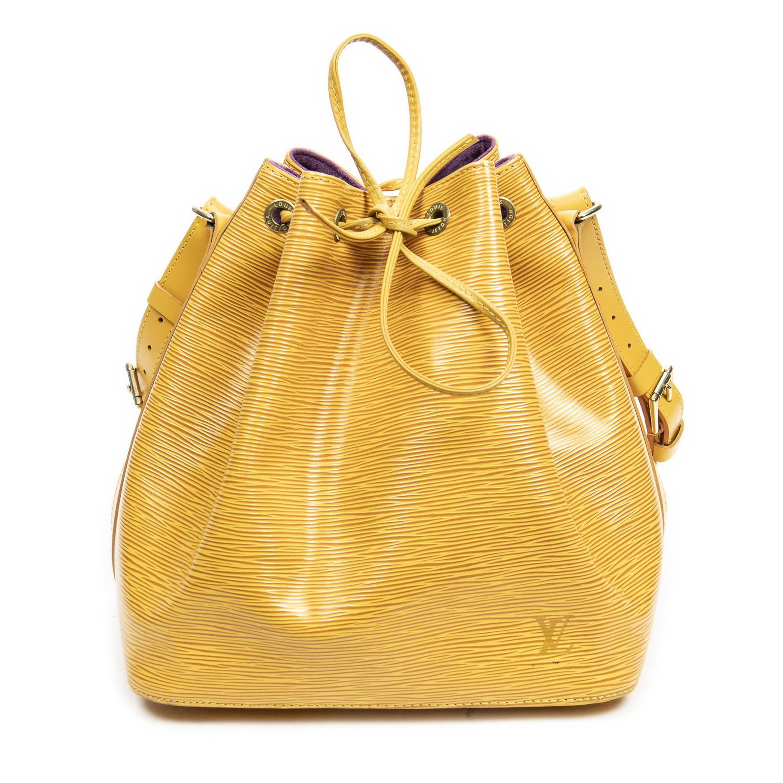 Louis Vuitton Noe Shoulder Bag Yellow Epi Leather (1 of 8)