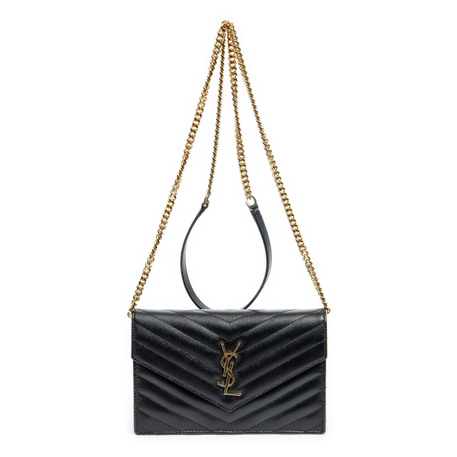 Yves Saint Laurent Envelope Chain Wallet (1 of 8)