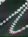 Oscar Friedman Platinum Ruby & Diamond Necklace