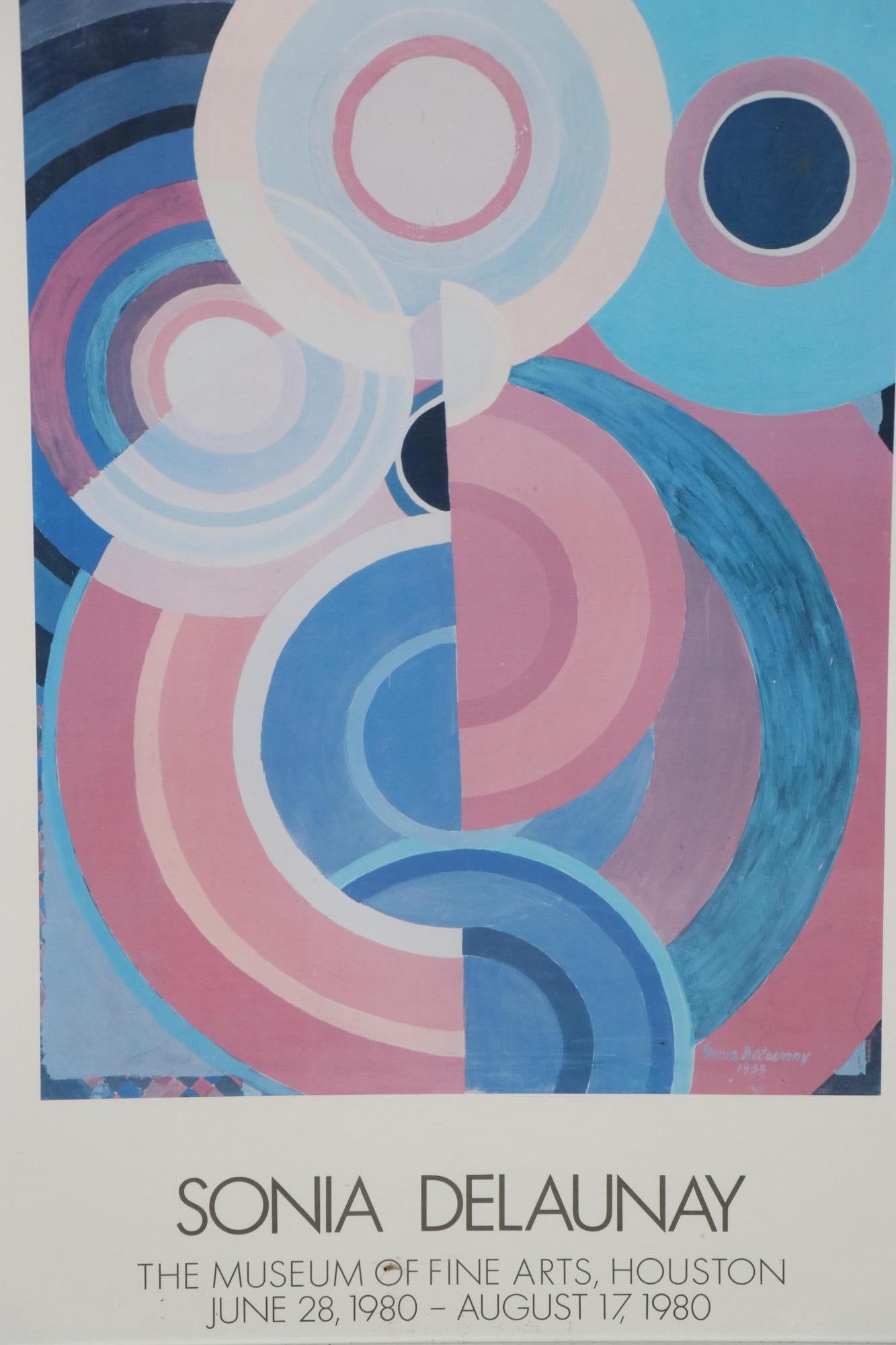 SONIA DELAUNAY POSTER FROM MUSEUM OF FINE ARTS & (1 of 1)