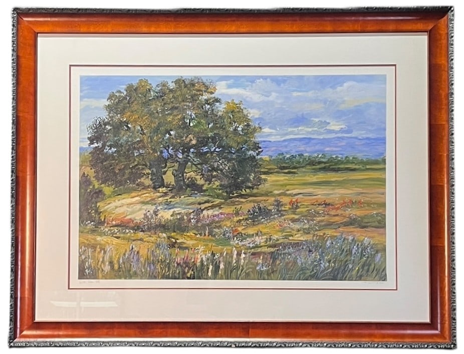 FRAMED & MATTED "LIVE OAK" ARTWORK (1 of 4)