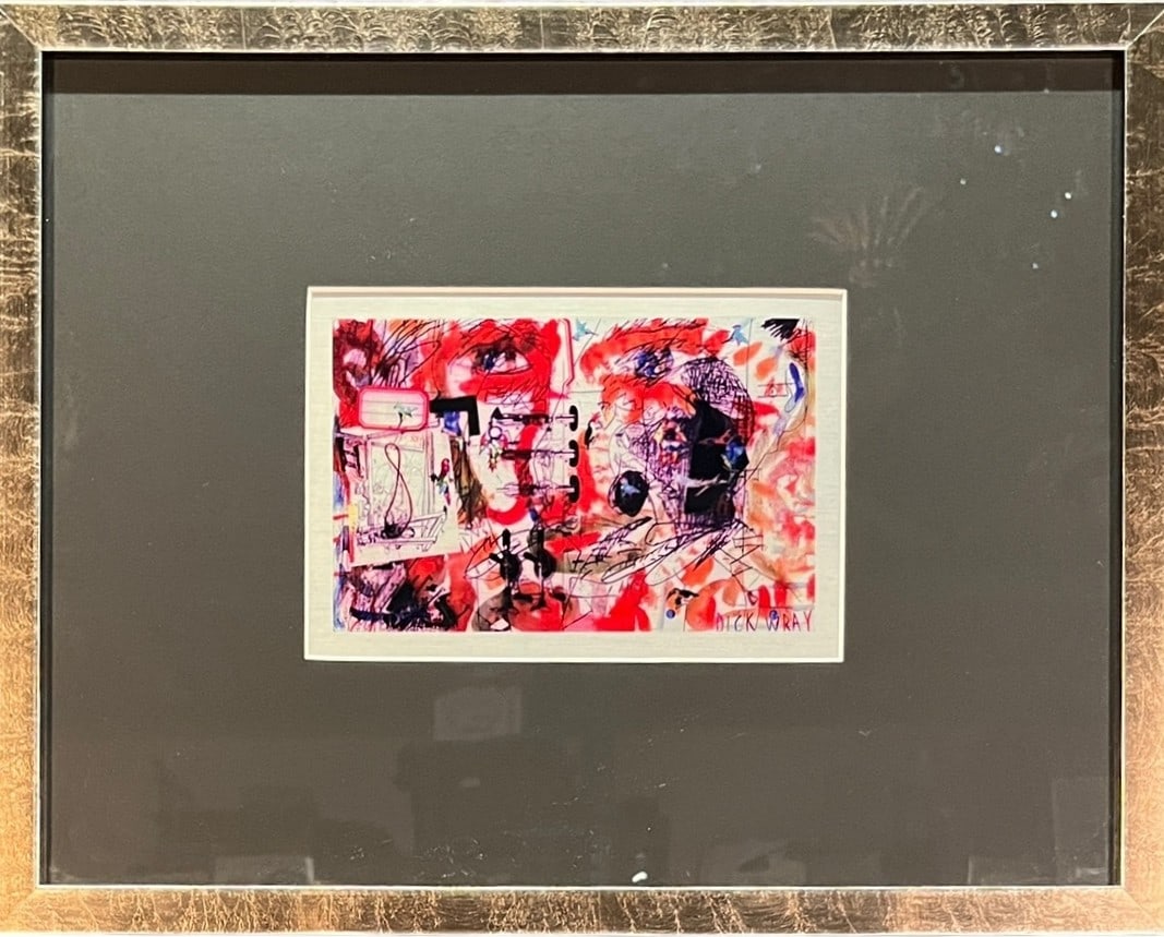 PHOTO PRINT ON FOIL BY DICK WRAY: PHOTO PRINT ON FOIL BY DICK WRAY. Height: 15.5 in. by Width: 19.5 in.