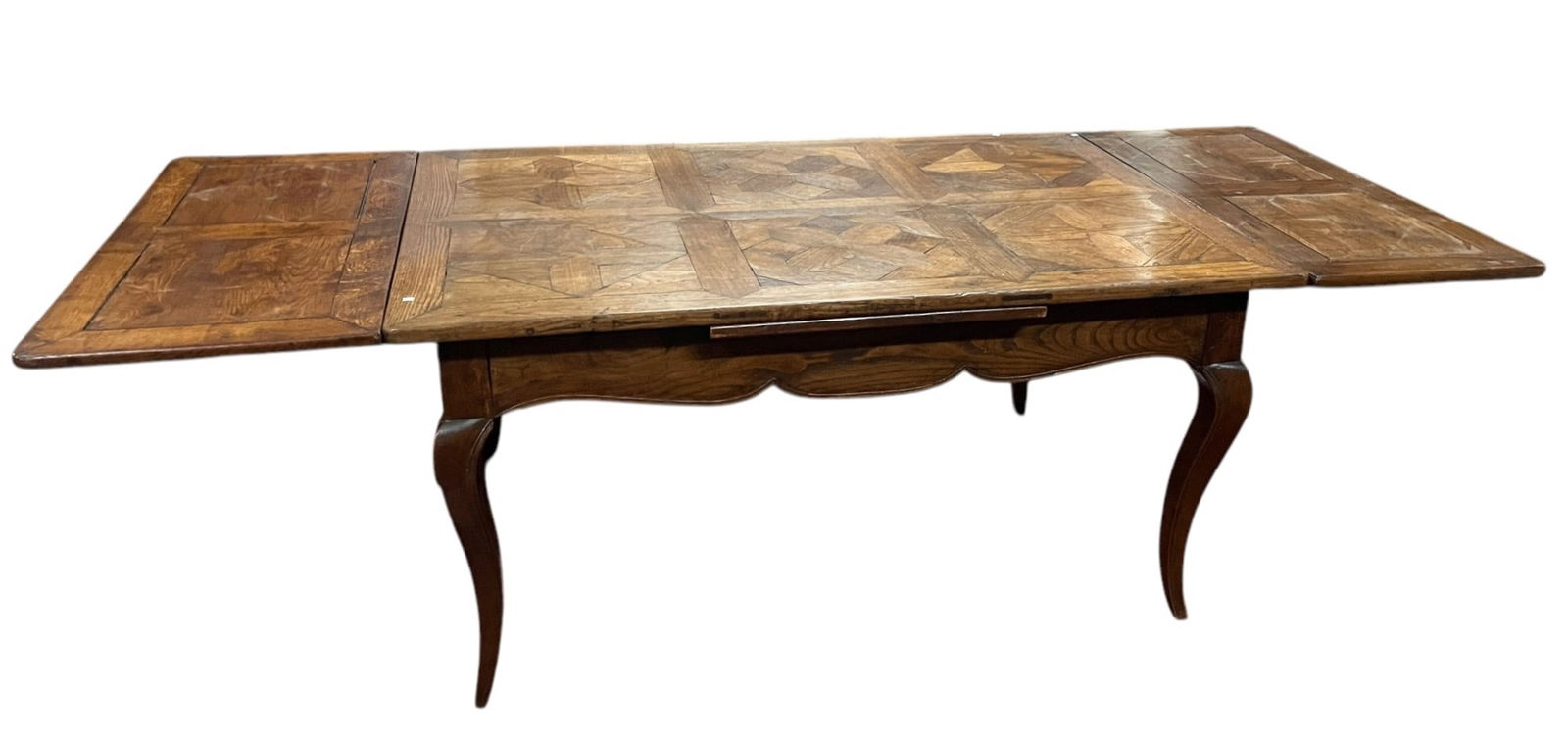 CIRCA 1820'S COUNTRY FRENCH OAK DRAW LEAF TABLE (1 of 14)