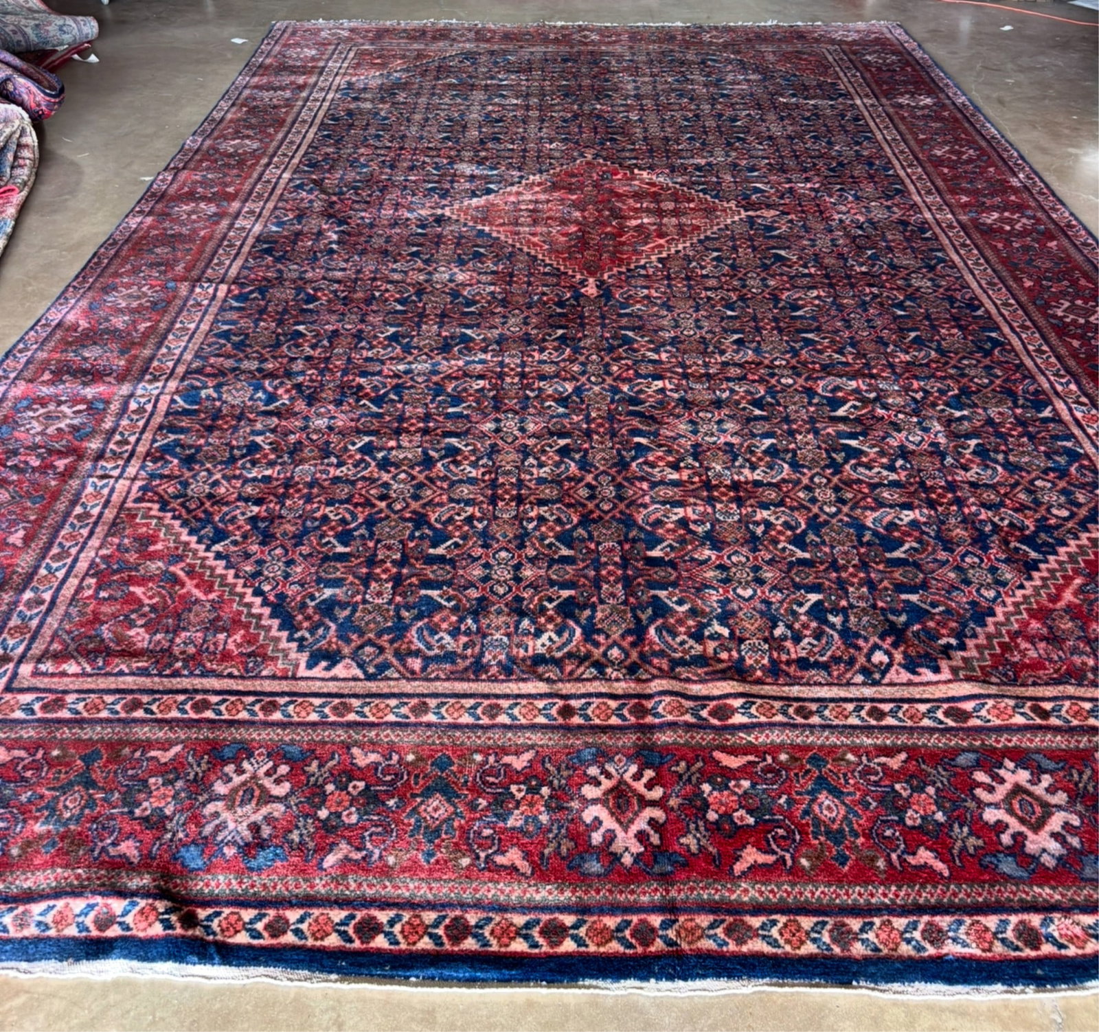 ANTIQUE PERSIAN RUG: ANTIQUE PERSIAN RUG. 9 X 12 #19